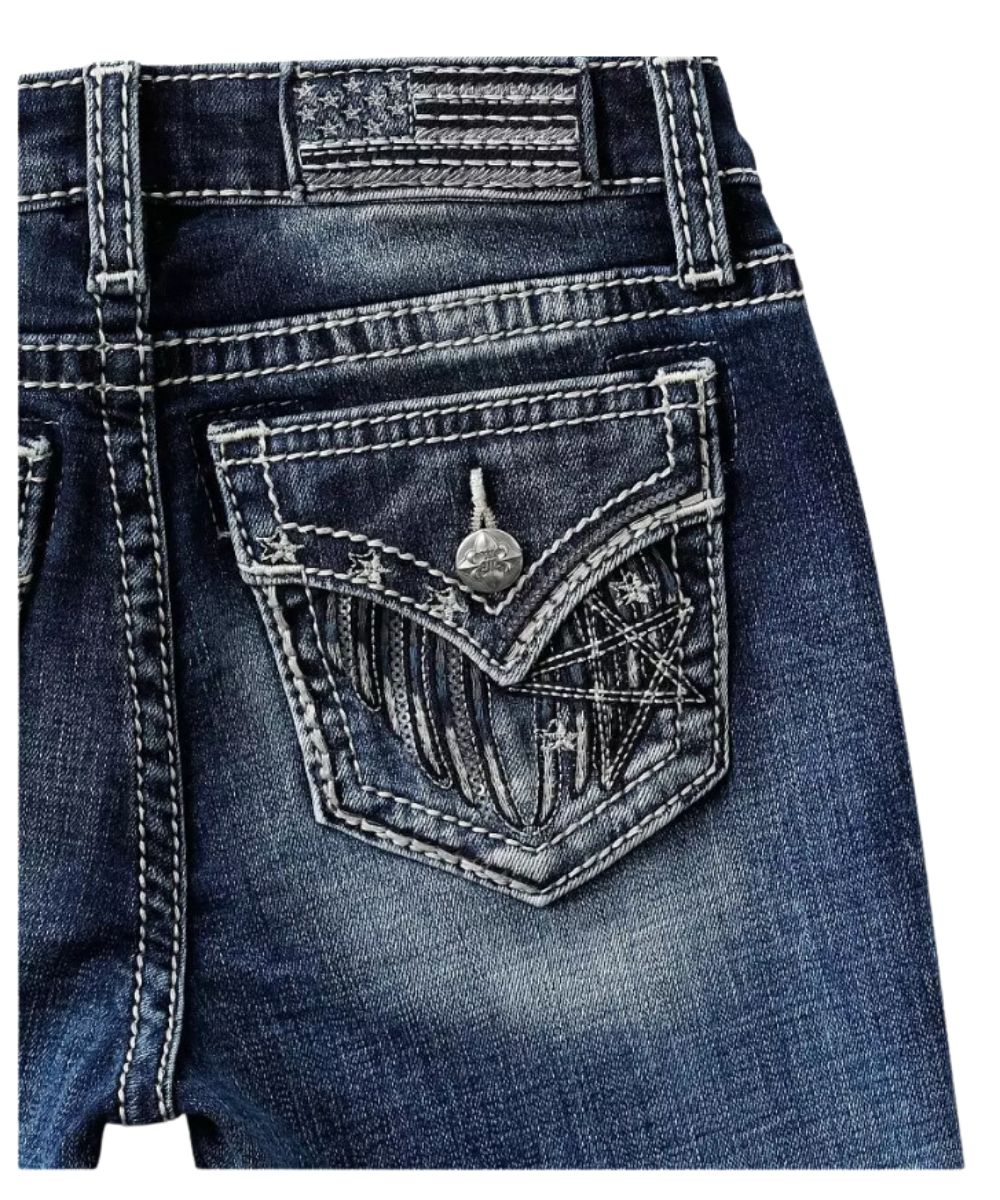 Miss Me Girls' Straight Jean - Image 3