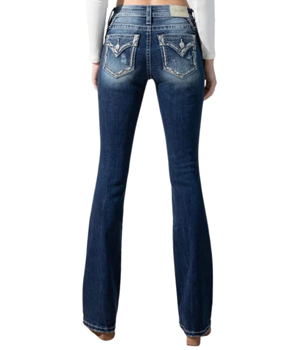Miss Me Women's Boundless Border Boot Cut Jean - Image 2