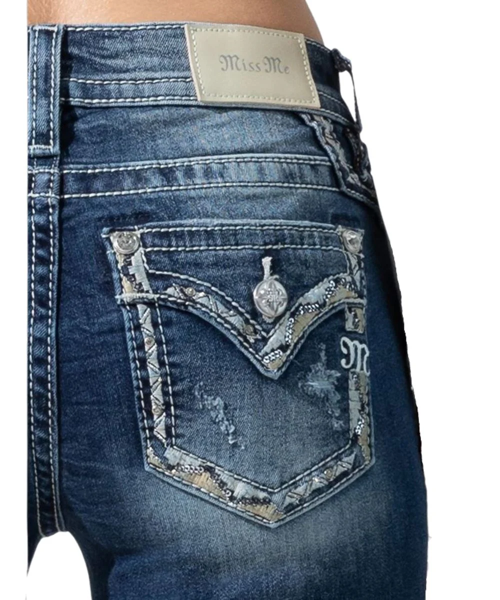 Miss Me Women's Boundless Border Boot Cut Jean - Image 3