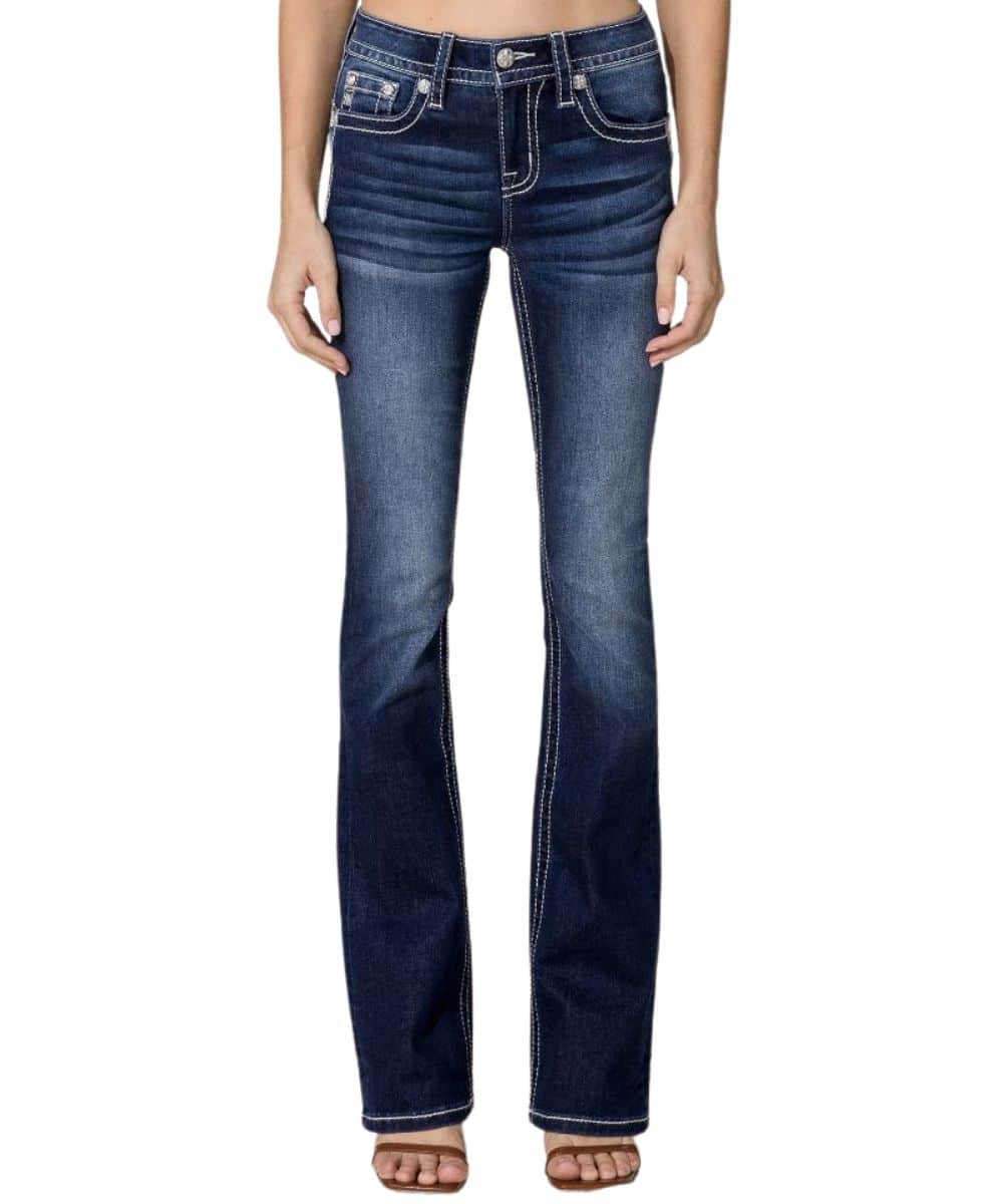 Miss Me Women's Blown Aztec Bootcut Jean