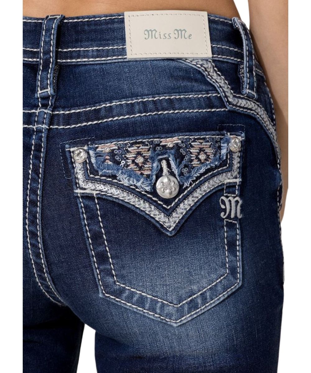 Miss Me Women's Blown Aztec Bootcut Jean - Image 3