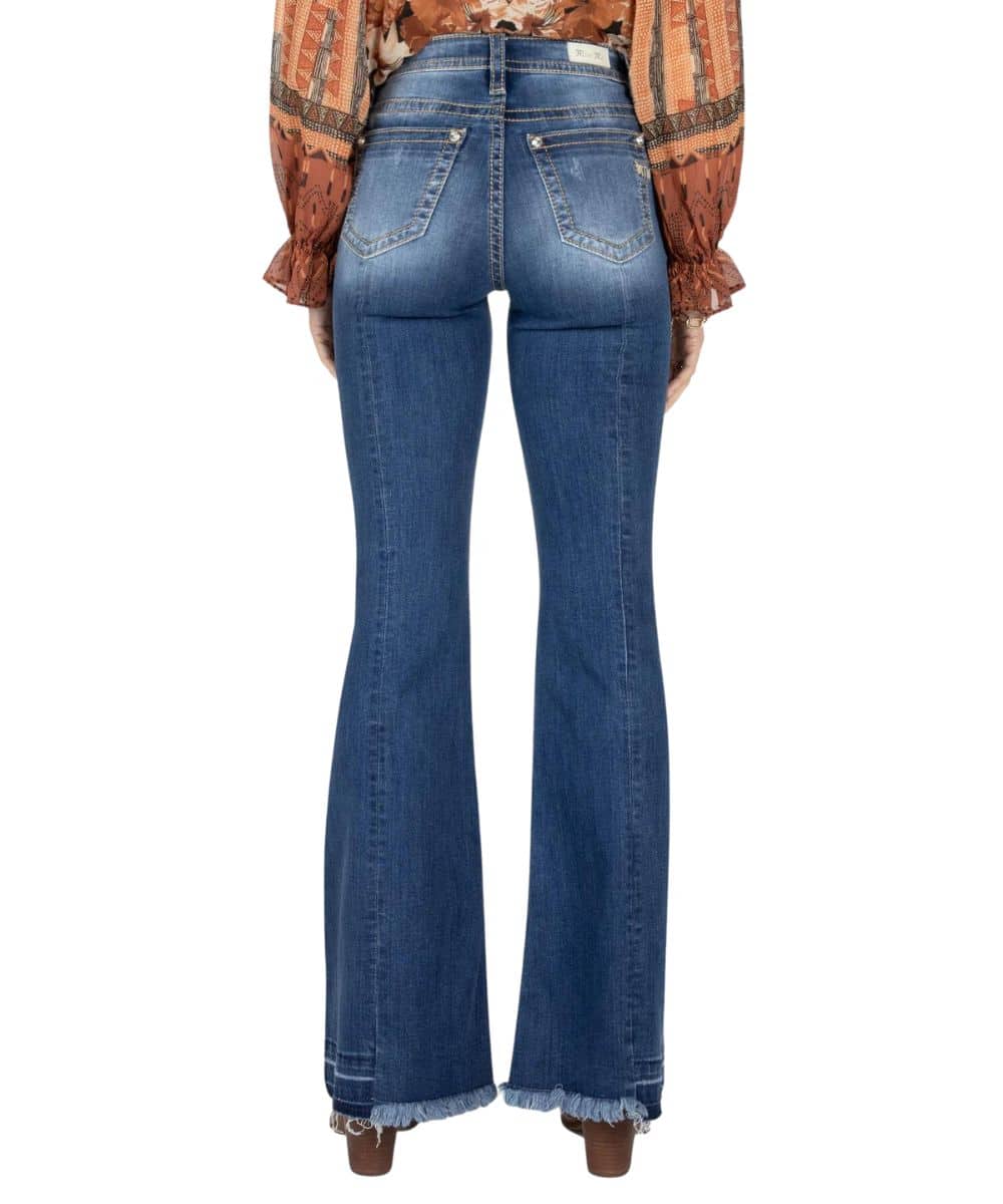 Miss Me Women's High Rise Super Flared Jean - Image 2
