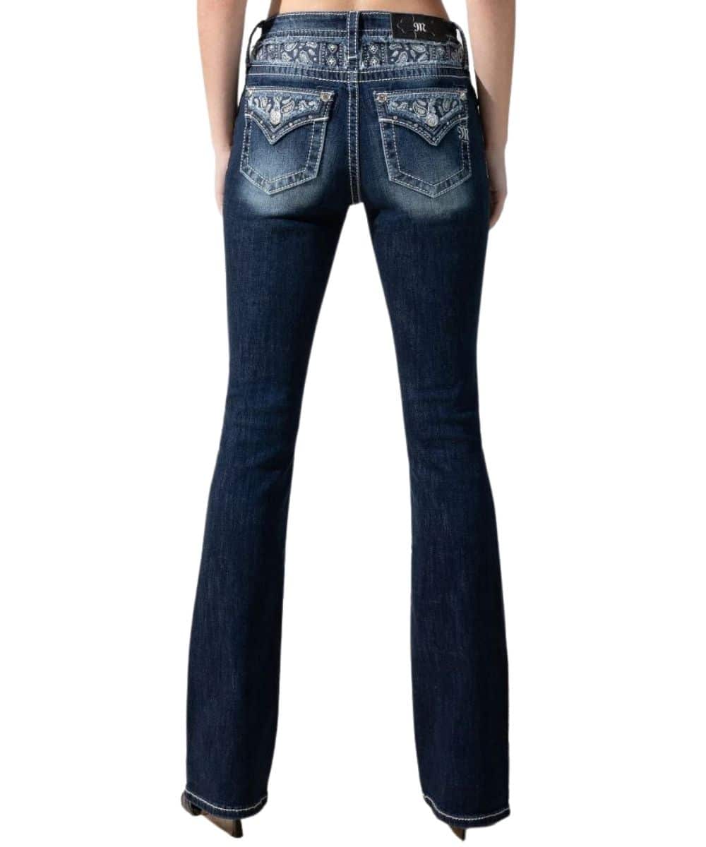 Miss Me Women's Paisley On Me Boot Cut Jean - Image 2