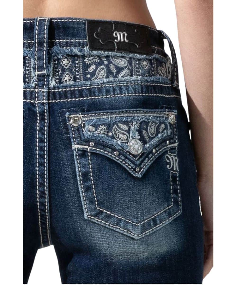 Miss Me Women's Paisley On Me Boot Cut Jean - Image 3