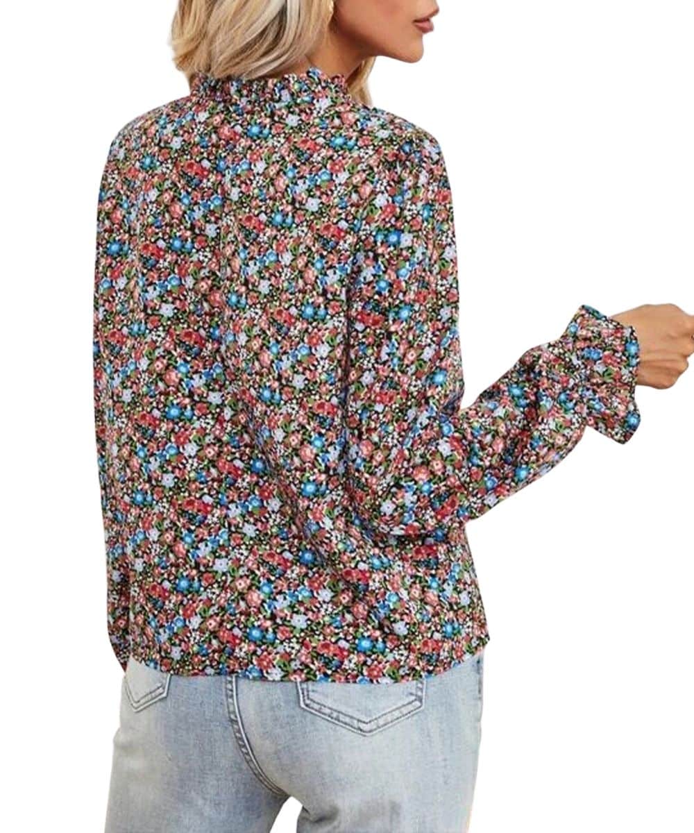 Miss Sparkling Women's Floral Blouse - Image 2