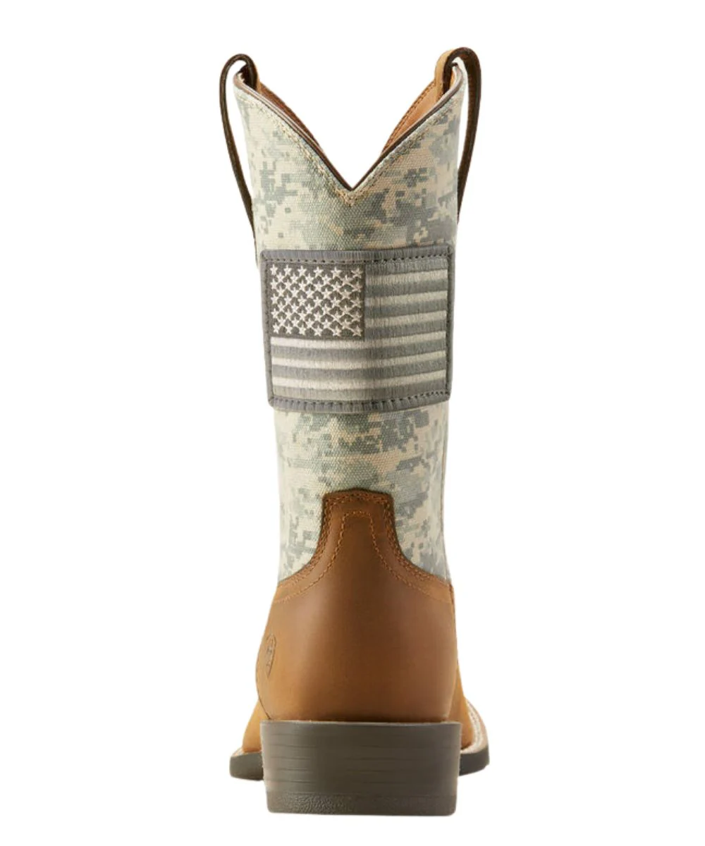 Ariat Men's Sport Patriot Camo Western Boot - Image 3