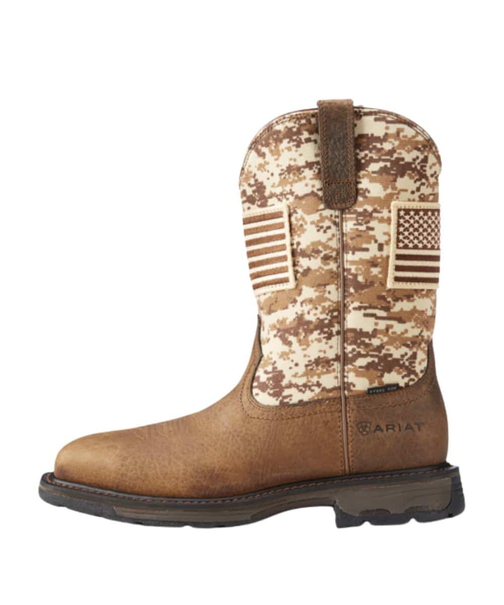 Ariat Men's WorkHog Patriot Steel Toe Work Boot - Image 2