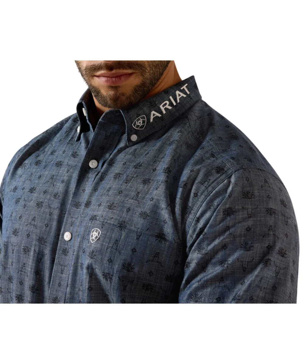 Ariat Men's Team Wael Button Down Shirt - Image 3