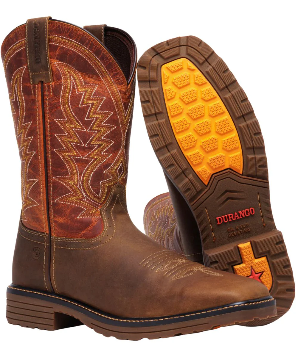 Durango Men's Workhorse Steel Toe Western Work Boot - Image 4