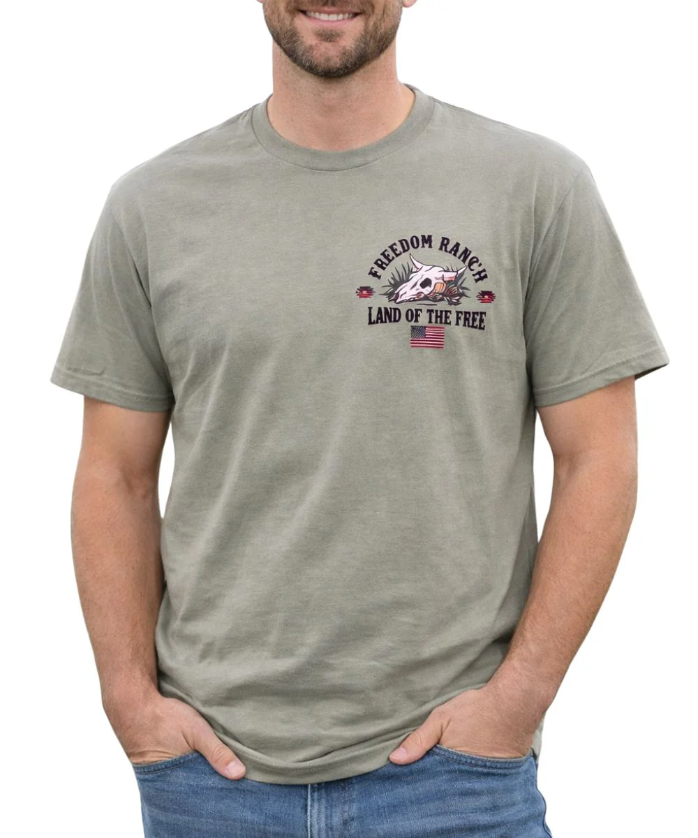 Freedom Ranch Men's Cactus Tee - Image 2
