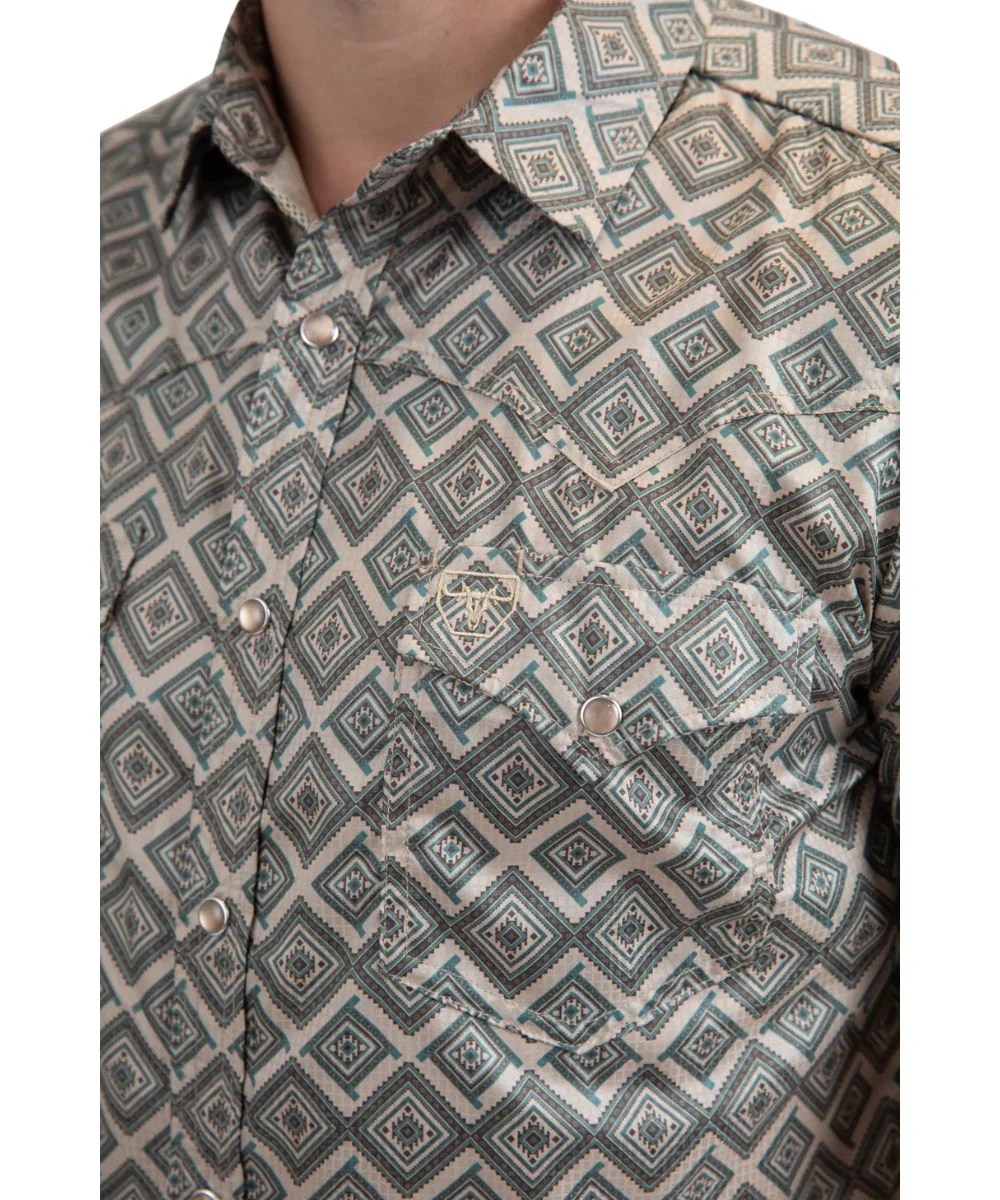 Platini Men's Performance Western Snap Shirt - Image 3