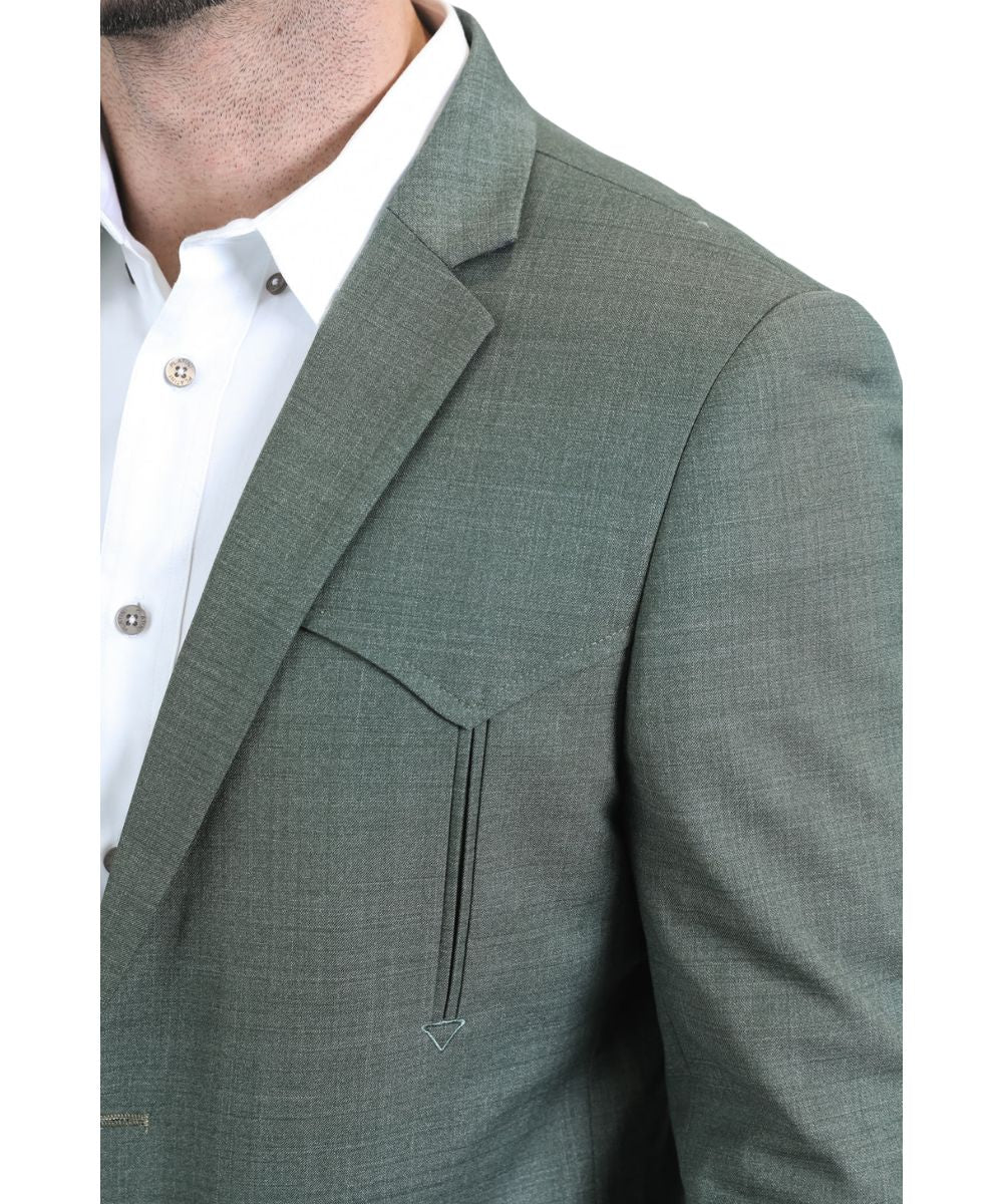 Platini Men's Western Blazer - Image 3