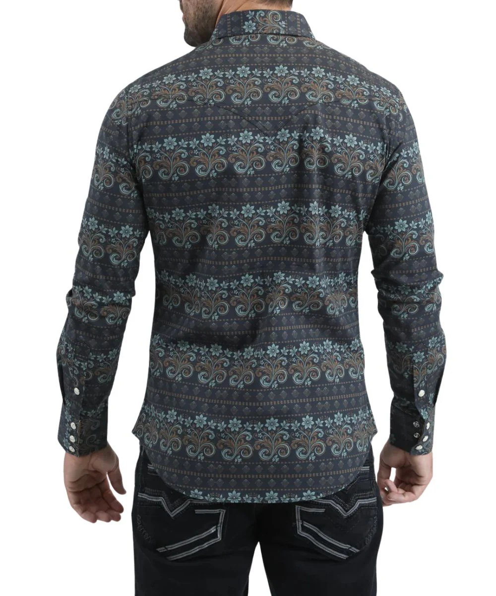 Platini Men's Western Snap Shirt - Image 2