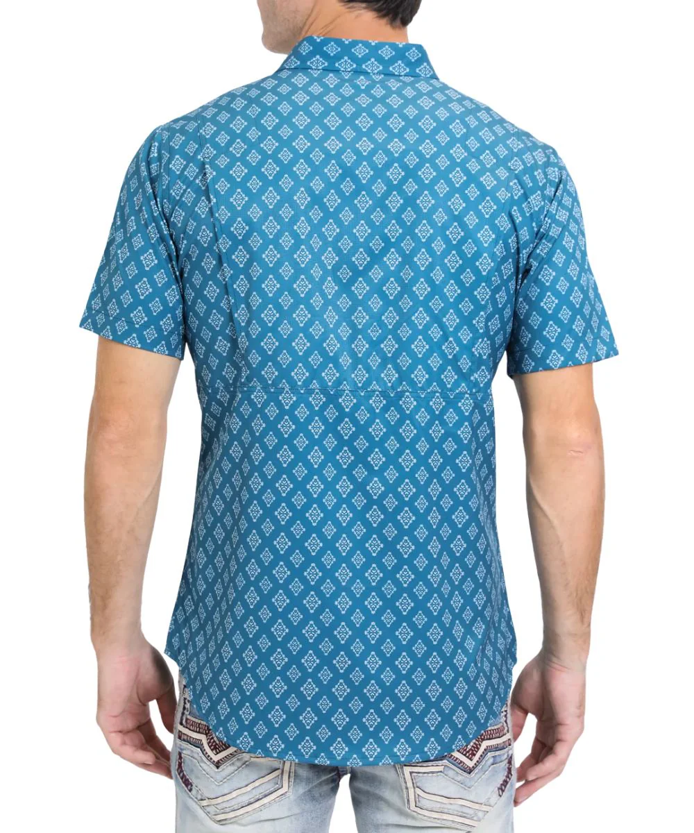 Platini Men's Performance Western Snap Shirt - Image 2