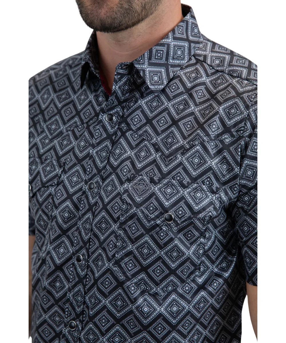 Platini Men's Performance Snap Shirt - Image 3