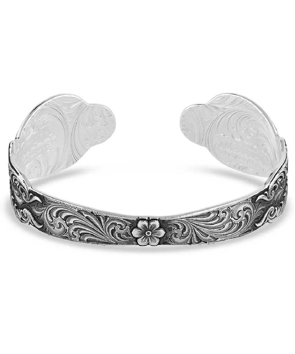 Montana Silversmiths Women's Heirloom Spoon Cuff Bracelet - Image 2