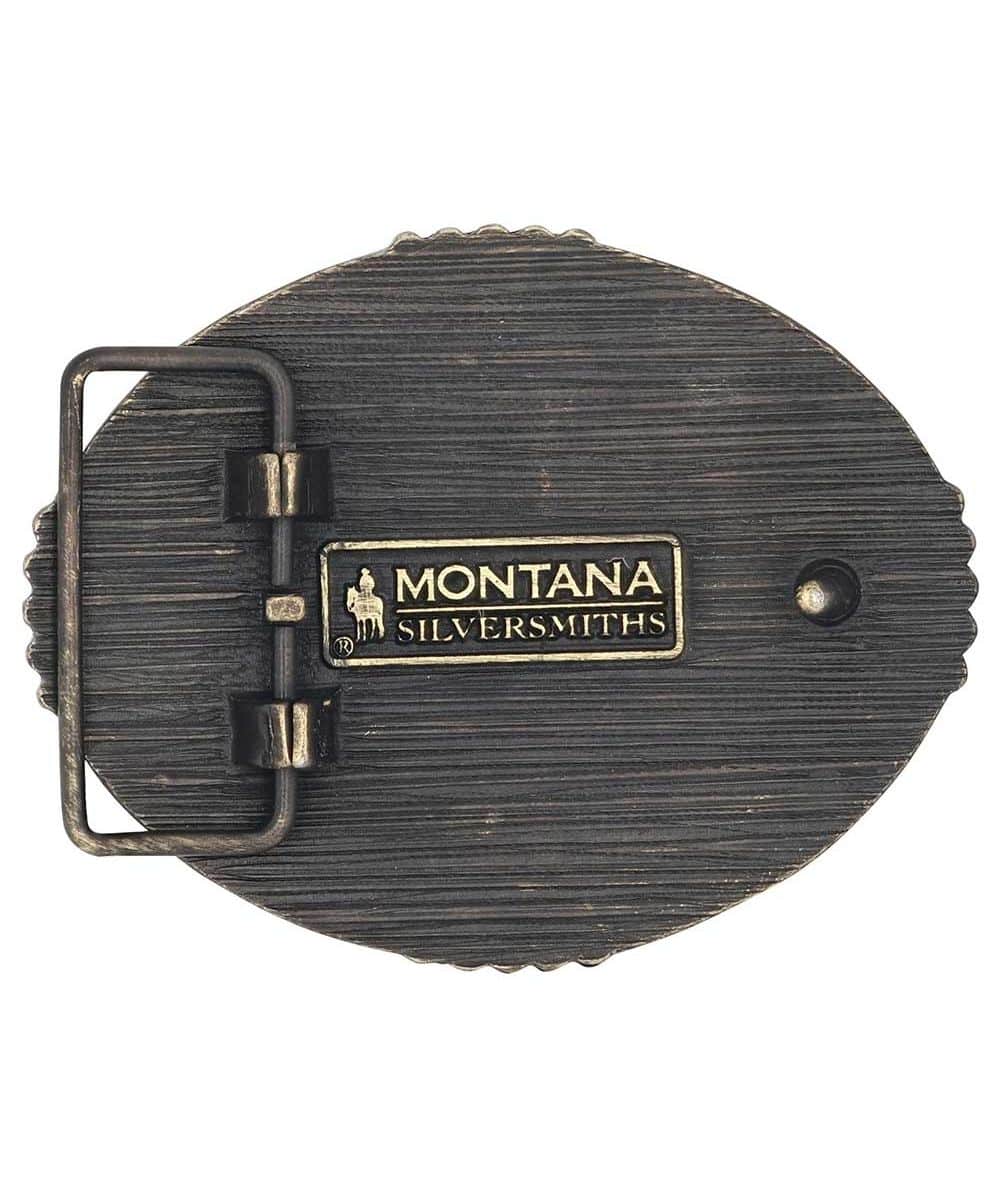 Montana Silversmiths Men's Bucking Bronc Attitude Buckle - Image 2