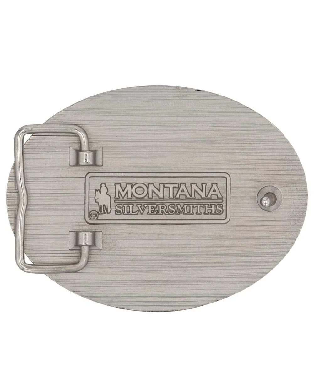 Montana Silversmiths Men's Cowboy Sh*t Attitude Buckle - Image 2