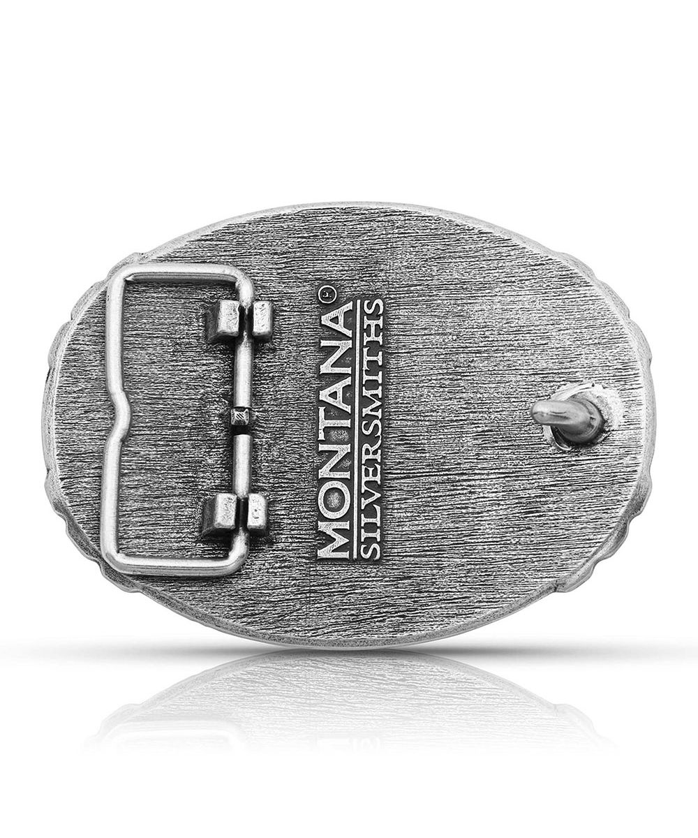 Montana Silversmiths Men's Dale Brisby Rodeo Time Attitude Buckle - Image 2