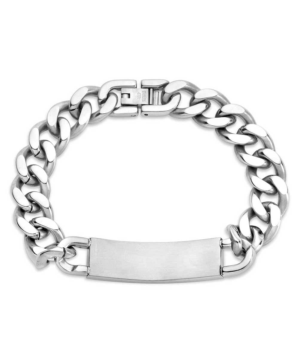 Montana Silversmiths Men's Devoted Faith Link Bracelet - Image 2