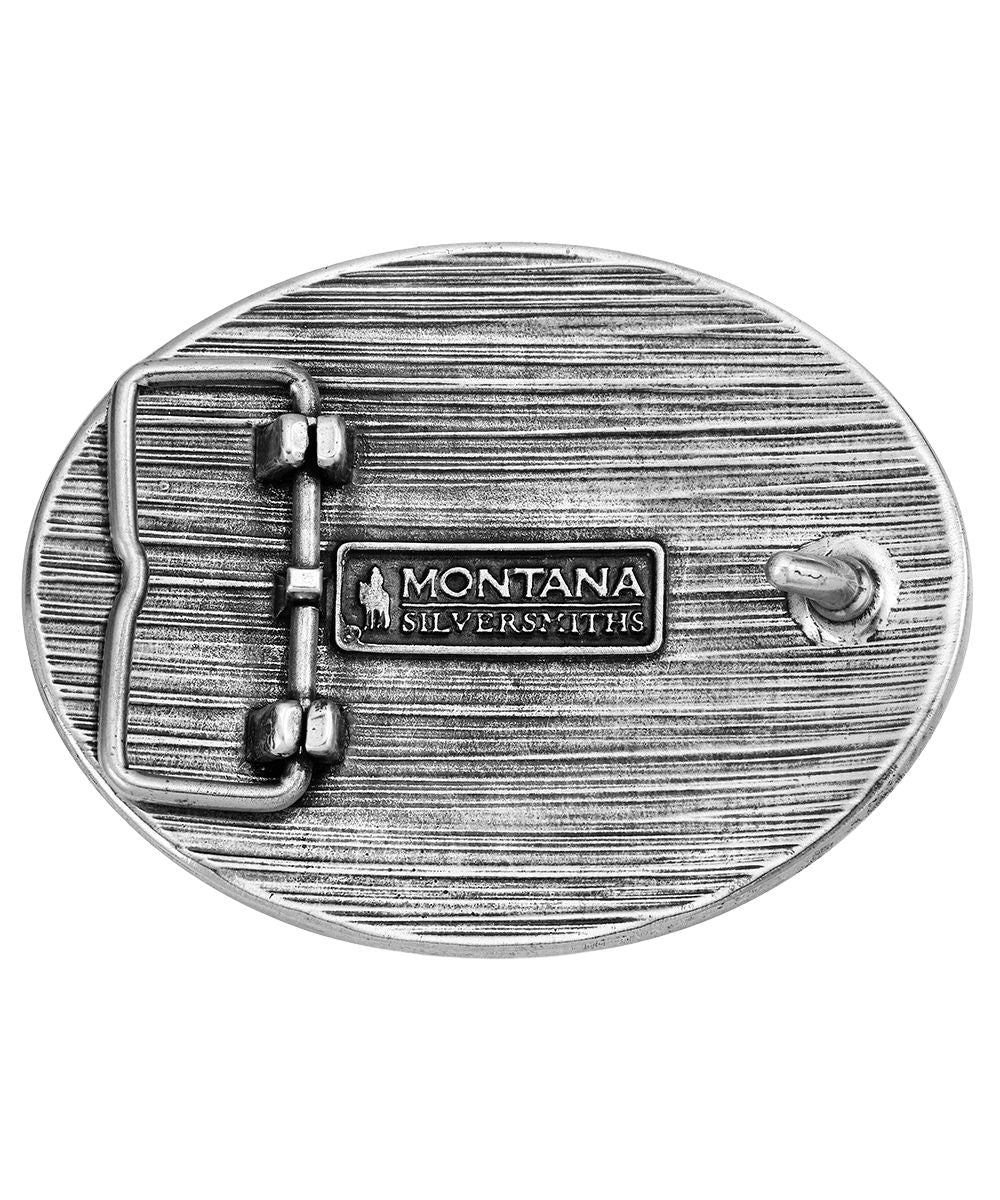 Montana Silversmiths Men's Cowboy Credence Belt Buckle - Image 2