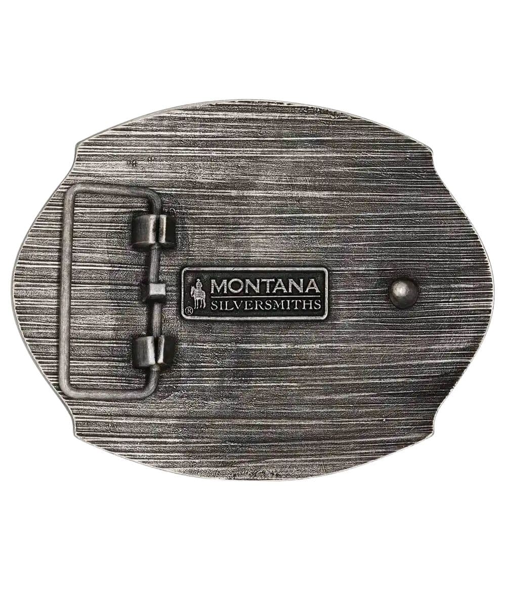 Montana Silversmiths Men's Cowboy Up Buckle - Image 2