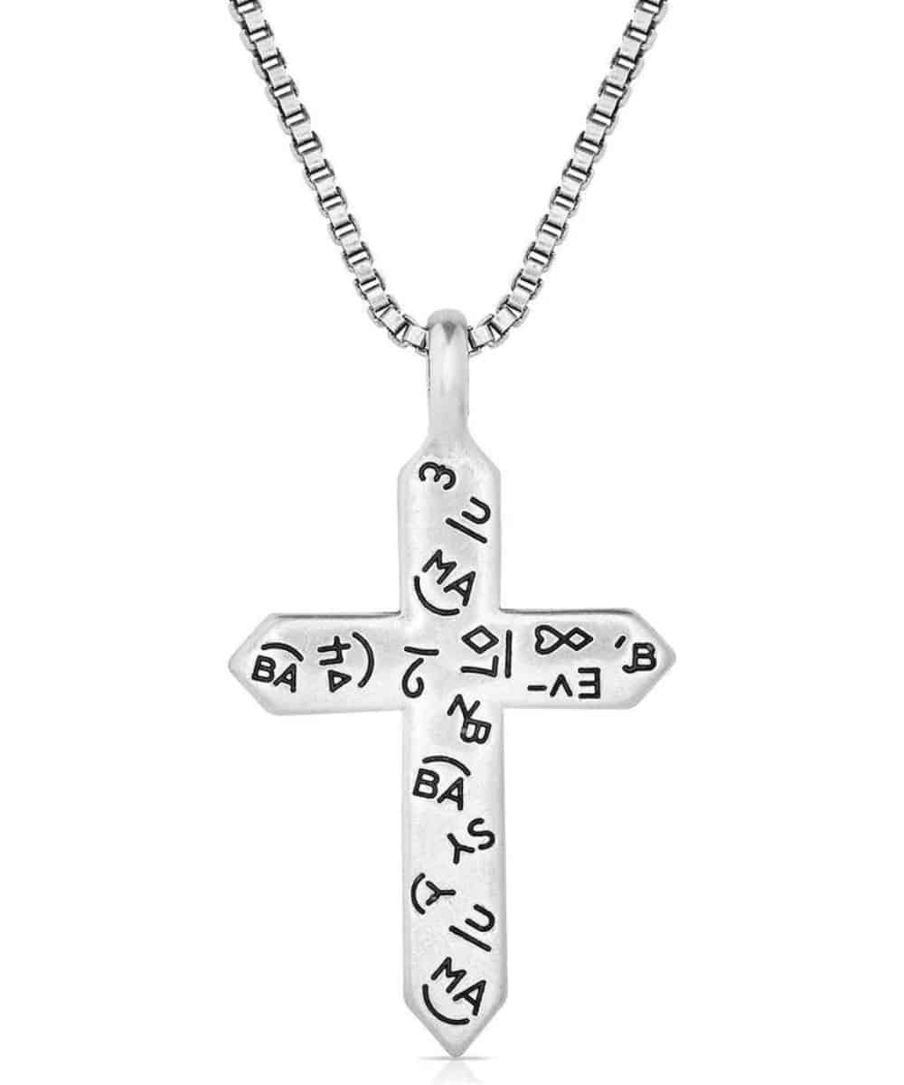 Montana Silversmiths Men's Faith Necklace - Image 2