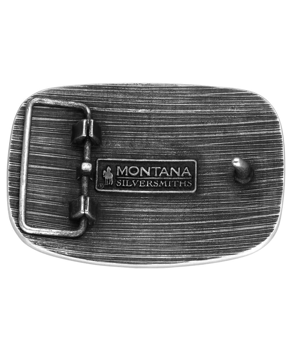 Montana Silversmiths Men's Frontier Spirit Buckle - Image 2
