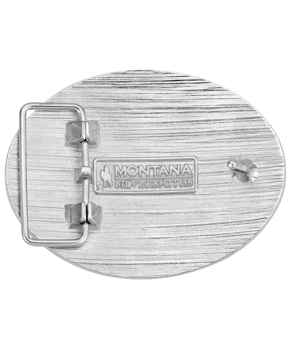 Montana Silversmiths Men's Hunters Stars & Stripes Belt Buckle - Image 2