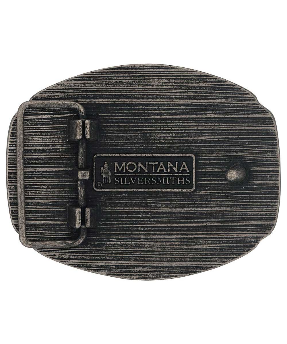 Montana Silversmiths Men's Longhorn Soul Attitude Buckle - Image 2