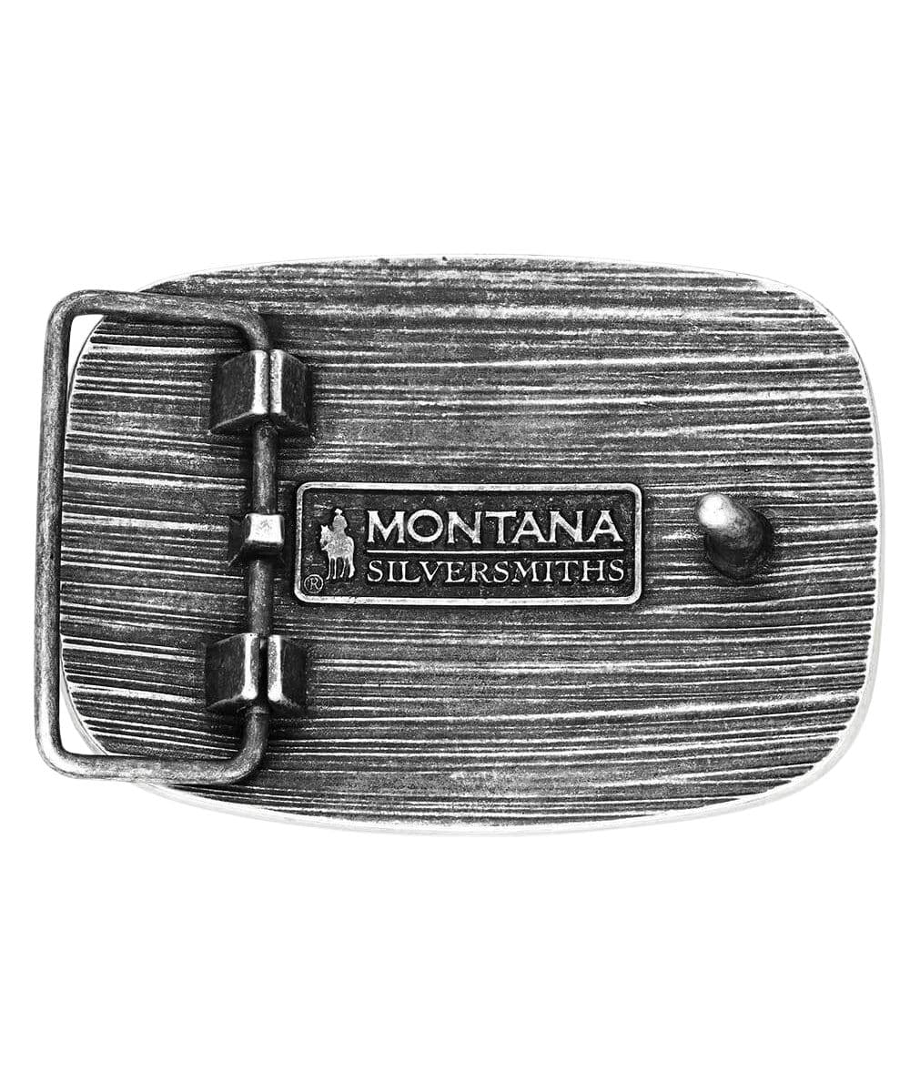 Montana Silversmiths Men's Patriotic Longhorn Buckle - Image 2