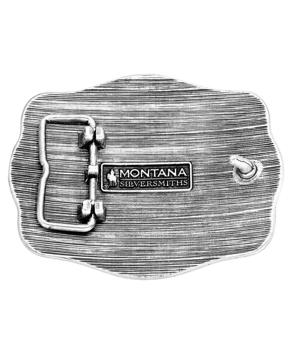 Montana Silversmiths Men's Roundup Team Roper Buckle - Image 2
