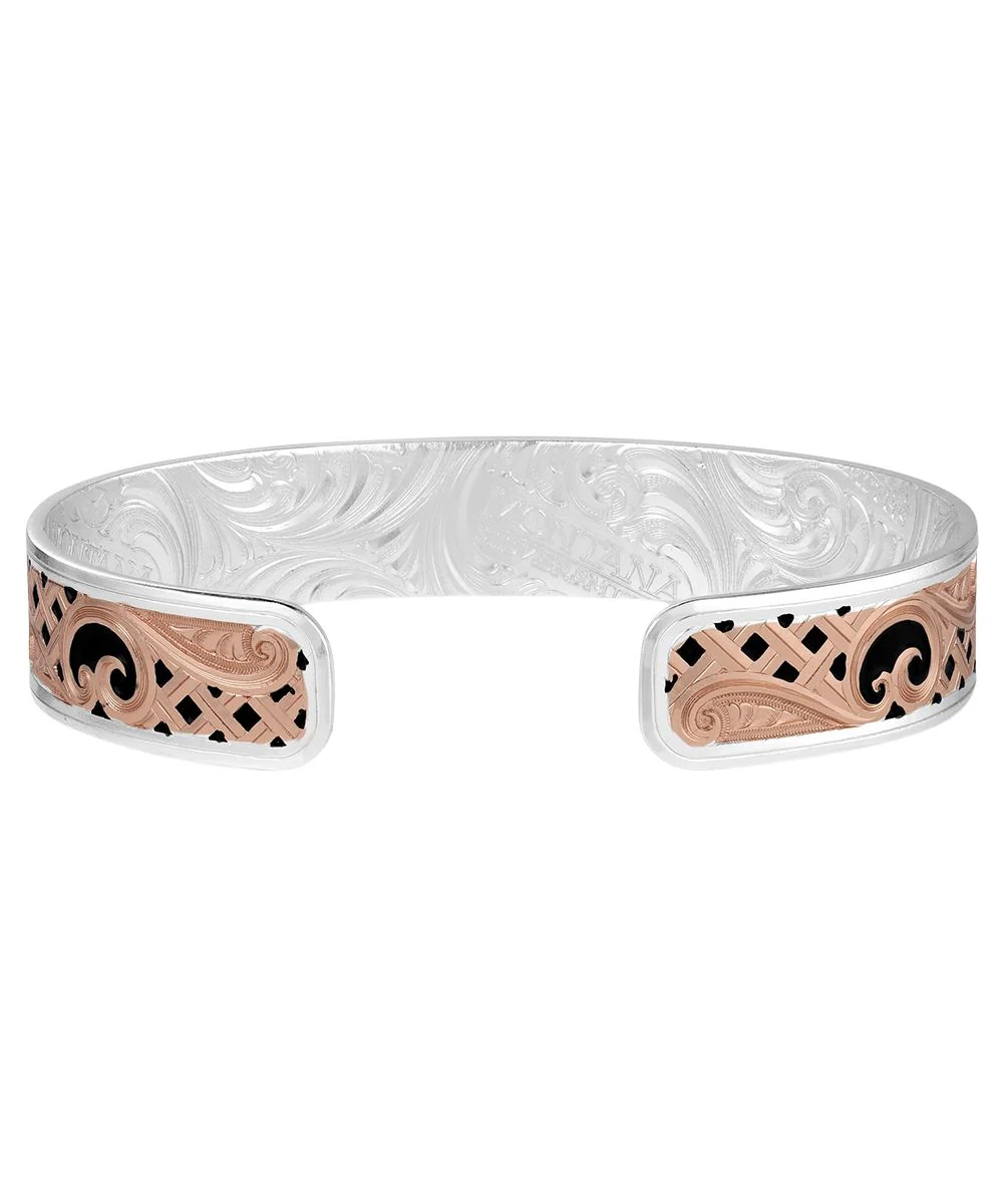 Montana Silversmiths Men's Saddleback Bracelet - Image 2