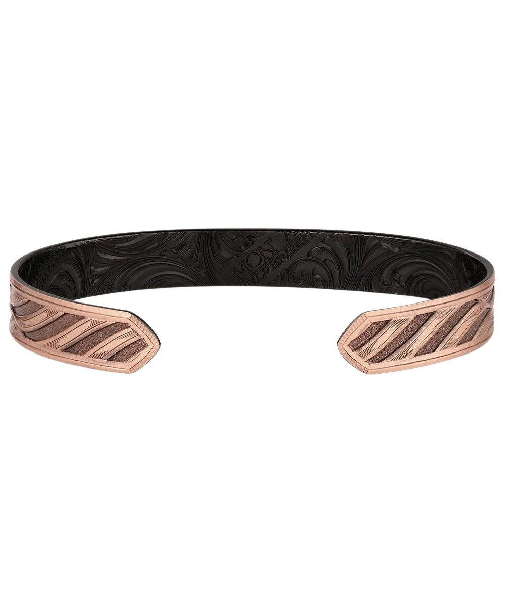 Montana Silversmiths Men's Untamed Valor Bracelet - Image 2