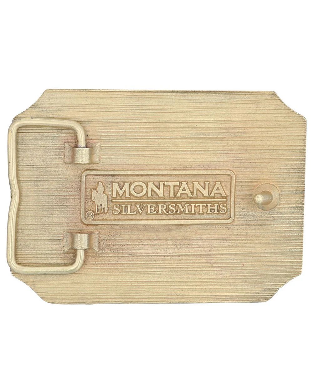 Montana Silversmiths Men's Patriot Christian Cowboy Attitude Buckle - Image 2