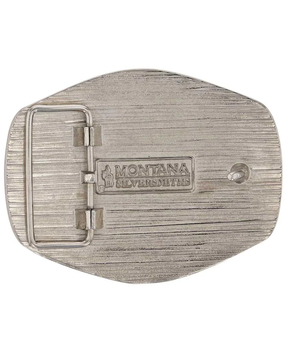 Montana Silversmiths Men's Ride The Storm Attitude Buckle - Image 2