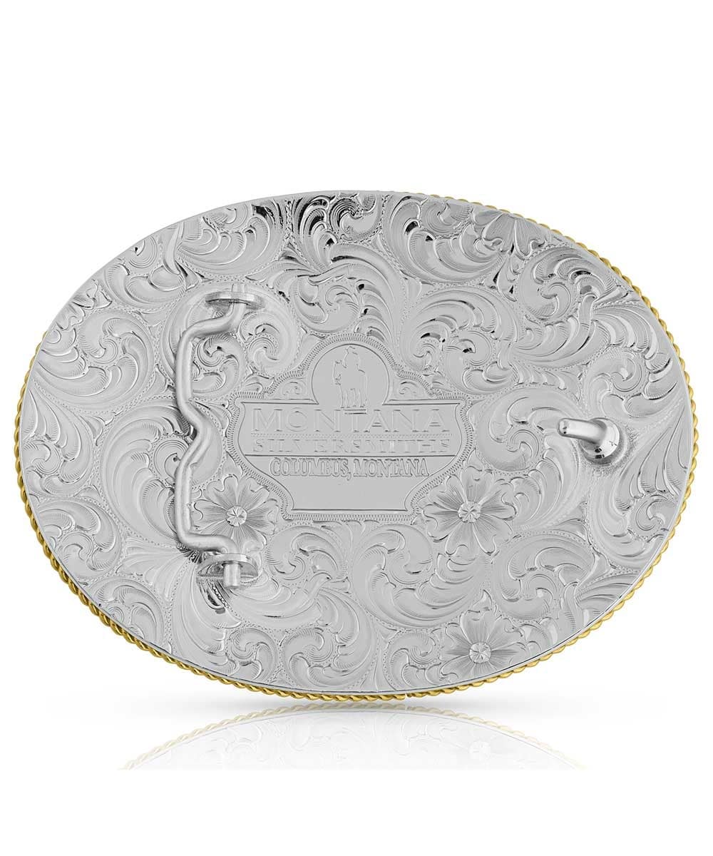 Montana Silversmiths Men's Rippling Water Eagle Buckle - Image 2