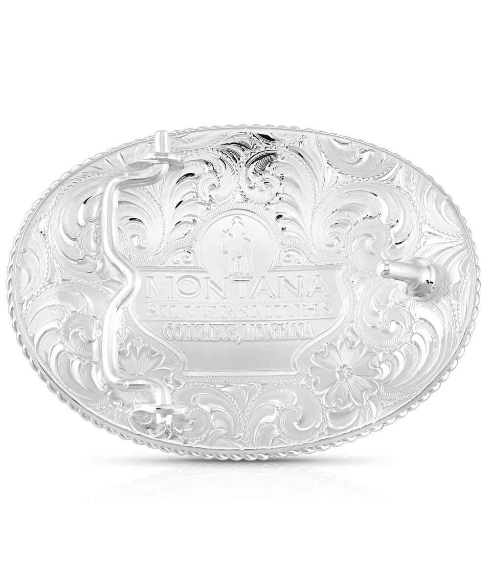 Montana Silversmiths Rosebud Legacy Classic Custom Buckle - Image 2