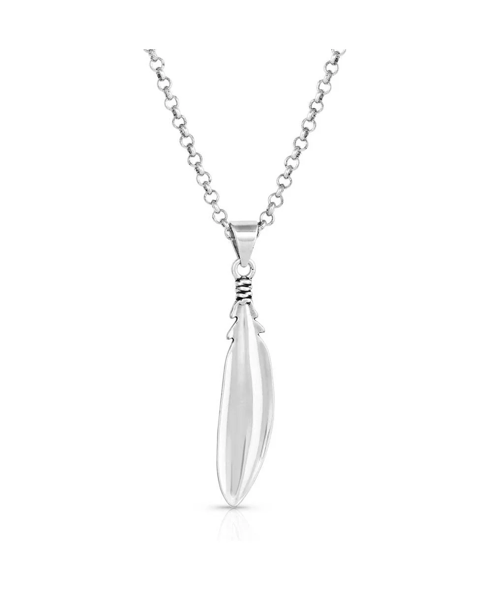 Montana Silversmiths Women's Solo Flight Feather Necklace - Image 2