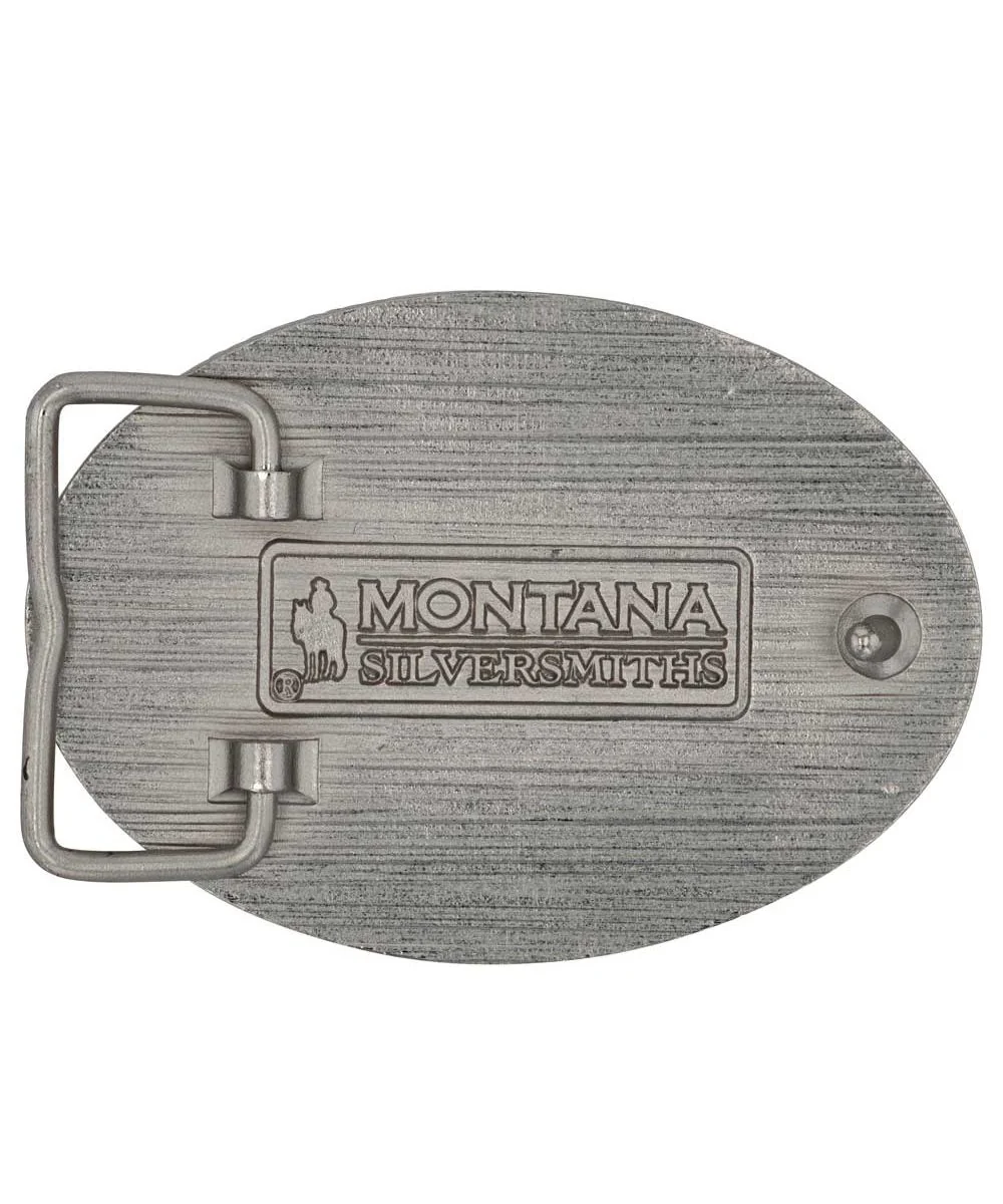 Montana Silversmiths Warrior Collections Attitude Buckle - Image 2