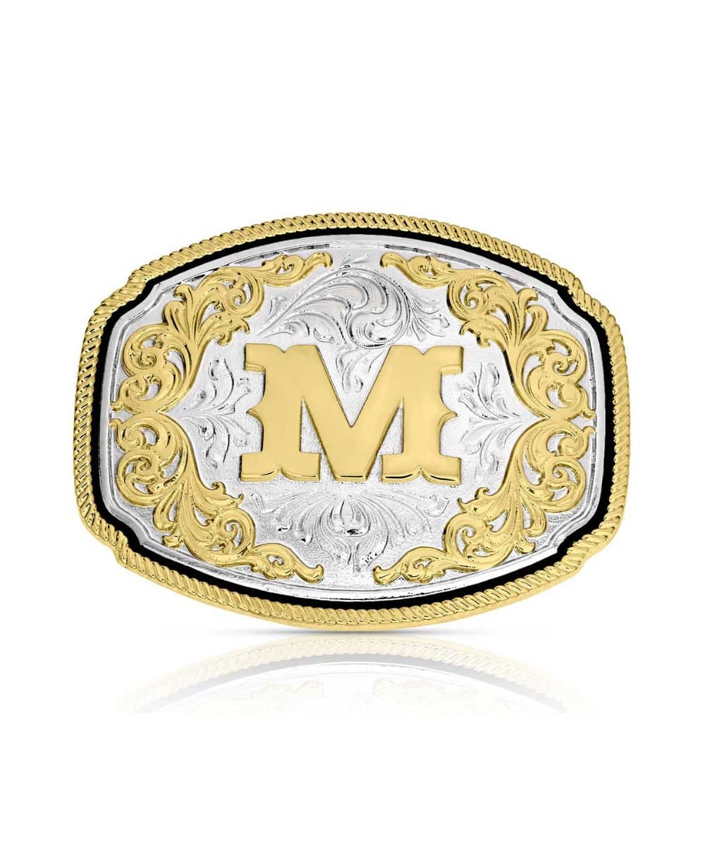Montana Silversmiths Western Initial Buckle - Image 12