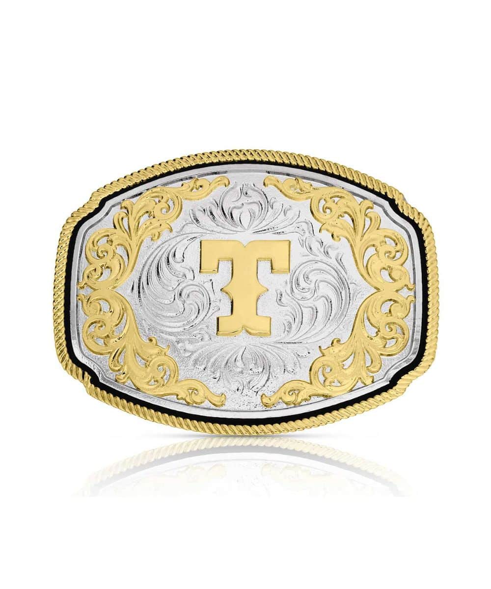 Montana Silversmiths Western Initial Buckle - Image 15