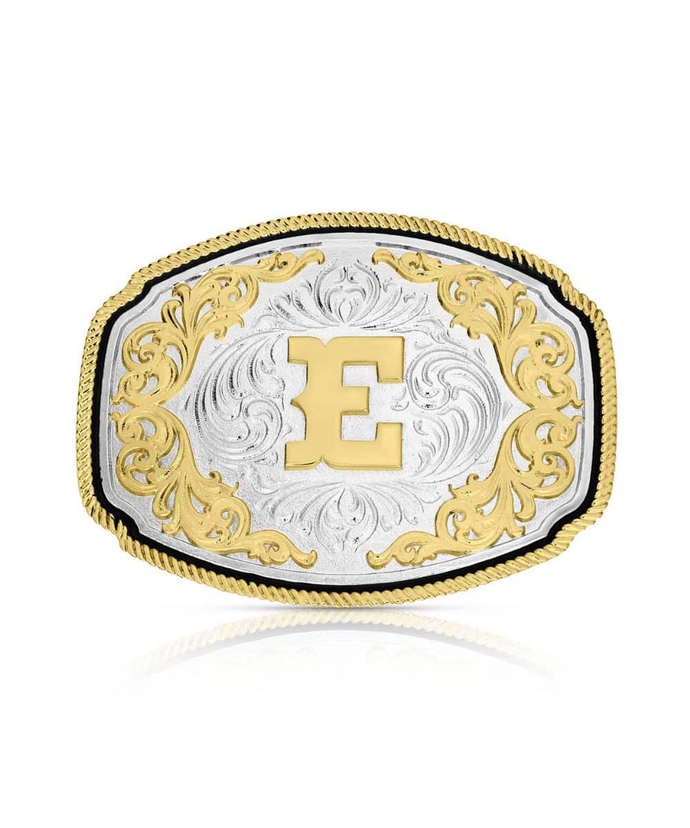 Montana Silversmiths Western Initial Buckle - Image 6