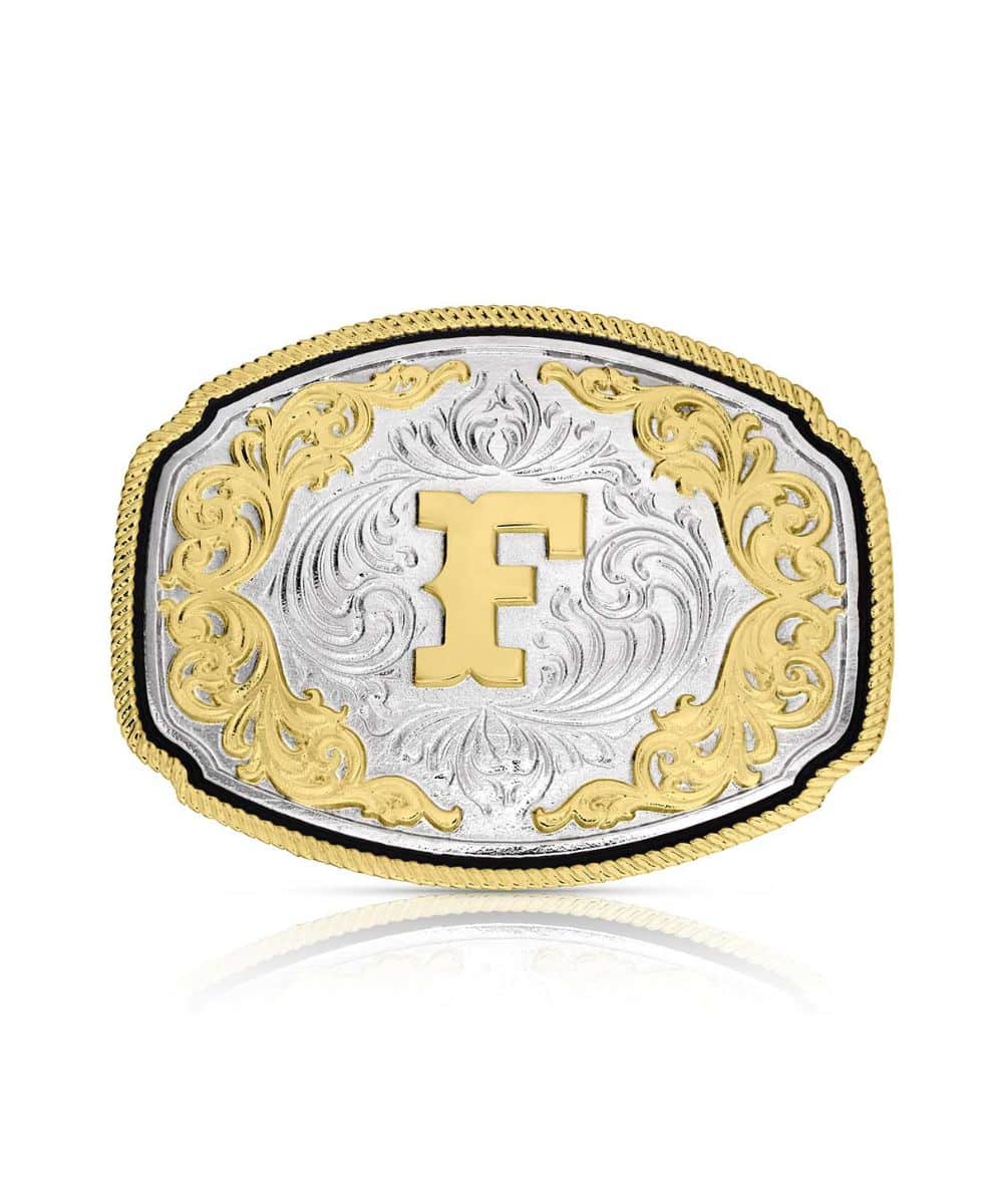 Montana Silversmiths Western Initial Buckle - Image 7
