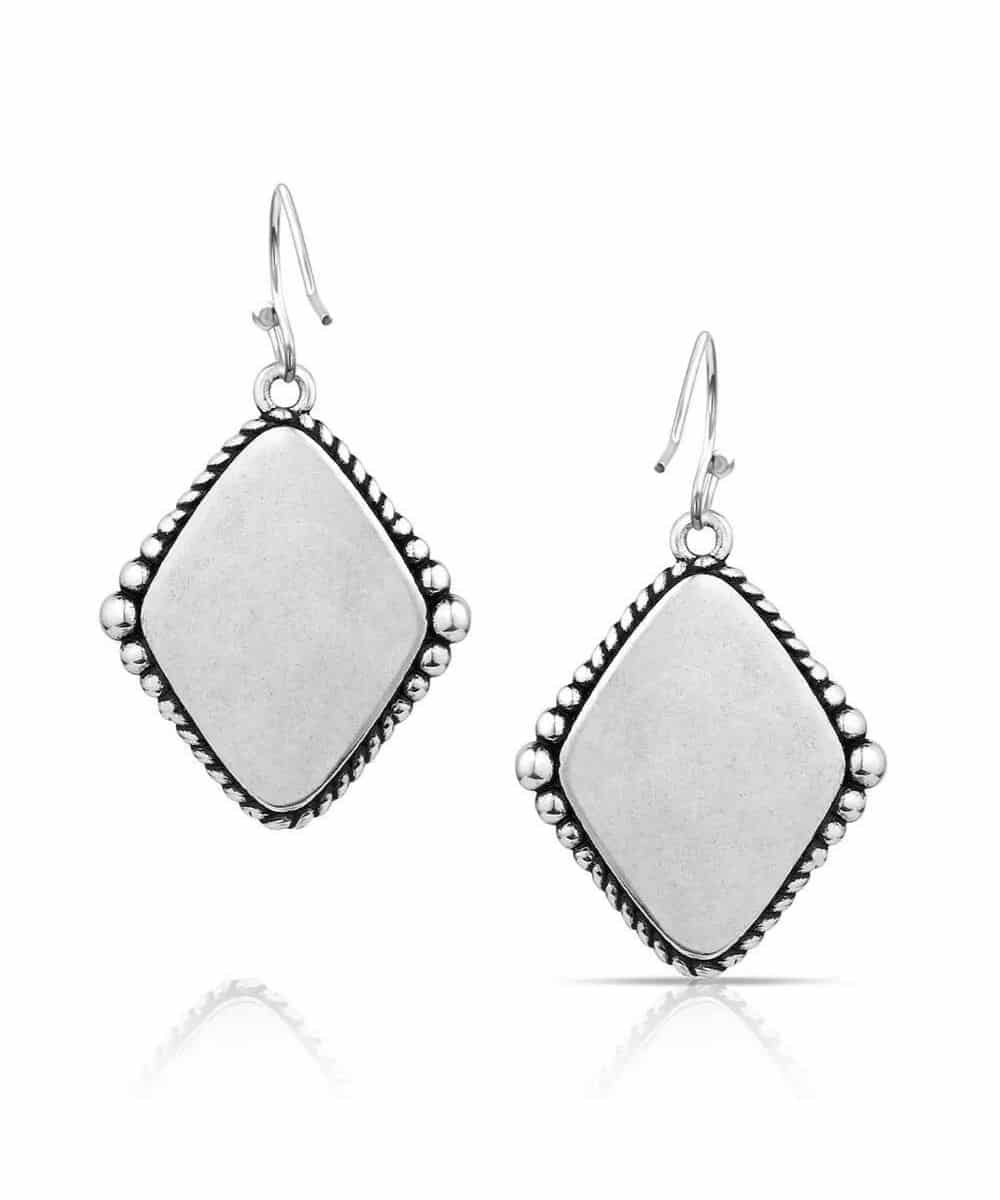 Montana Silversmiths Women's Blank Slate Earrings - Image 2