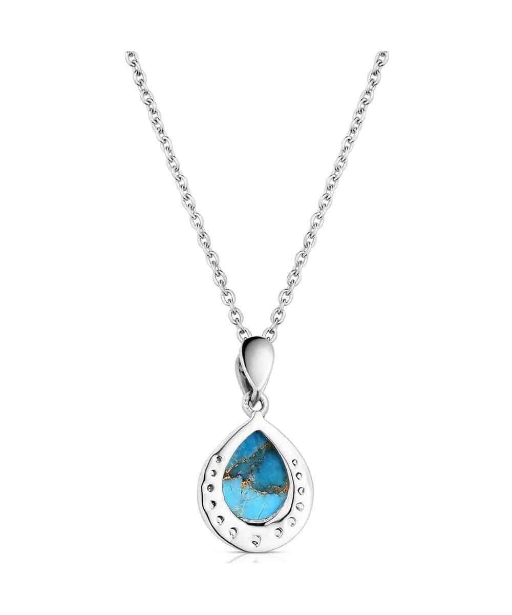 Montana Silversmiths Women's Blue Rivers Turquoise Necklace - Image 2