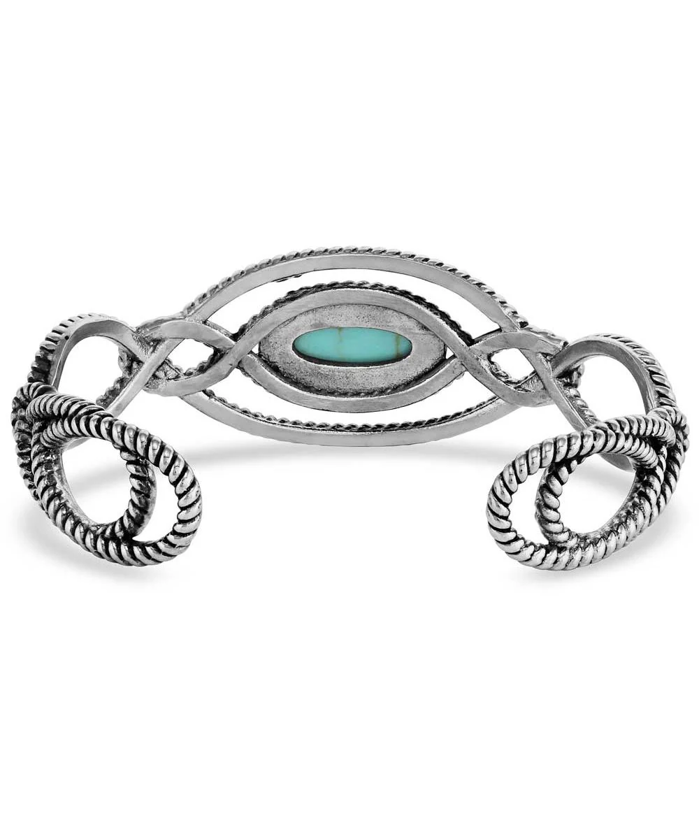 Montana Silversmiths Women's Bowline Knot Cuff Bracelet - Image 2