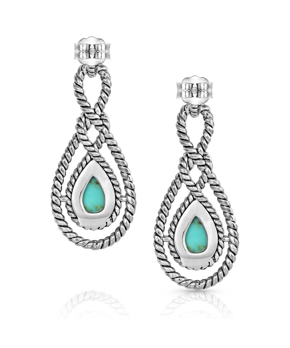 Montana Silversmiths Women's Bowline Knot Earrings - Image 2