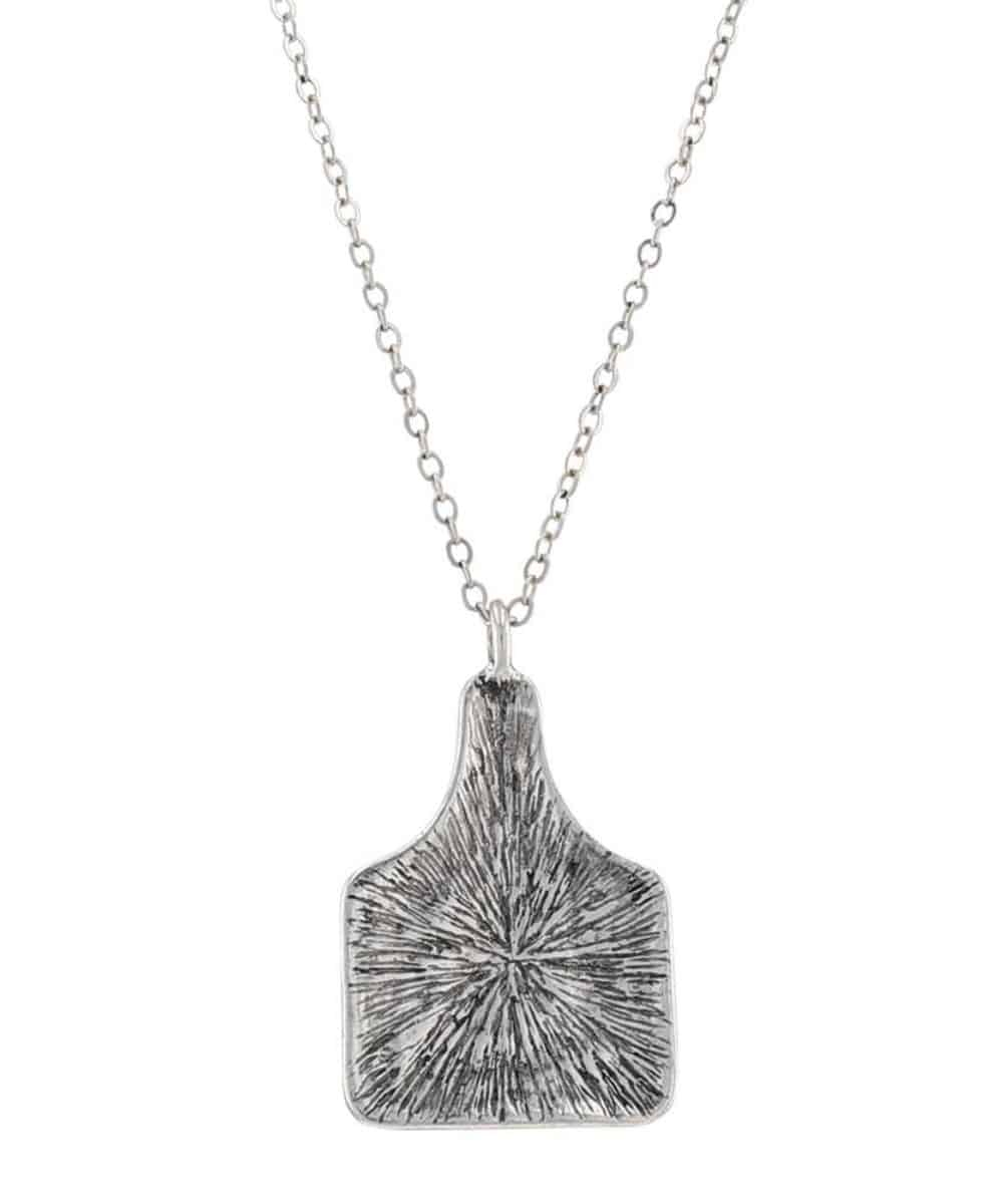 Montana Silversmiths Women's Cowtag Necklace - Image 2