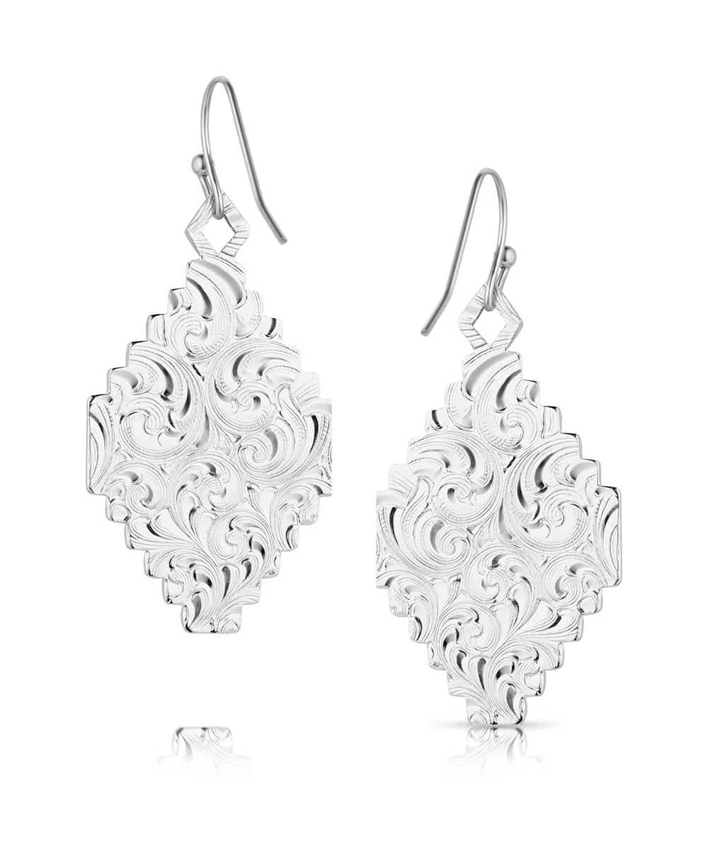 Montana Silversmiths Women's Diamond Of The West Earrings - Image 2